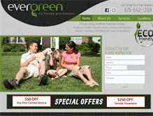 Tablet Screenshot of evergreen-pcs.com